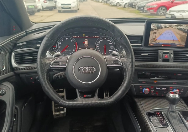 Audi RS6 cena 224967 przebieg: 204262, rok produkcji 2015 z Warszawa małe 781